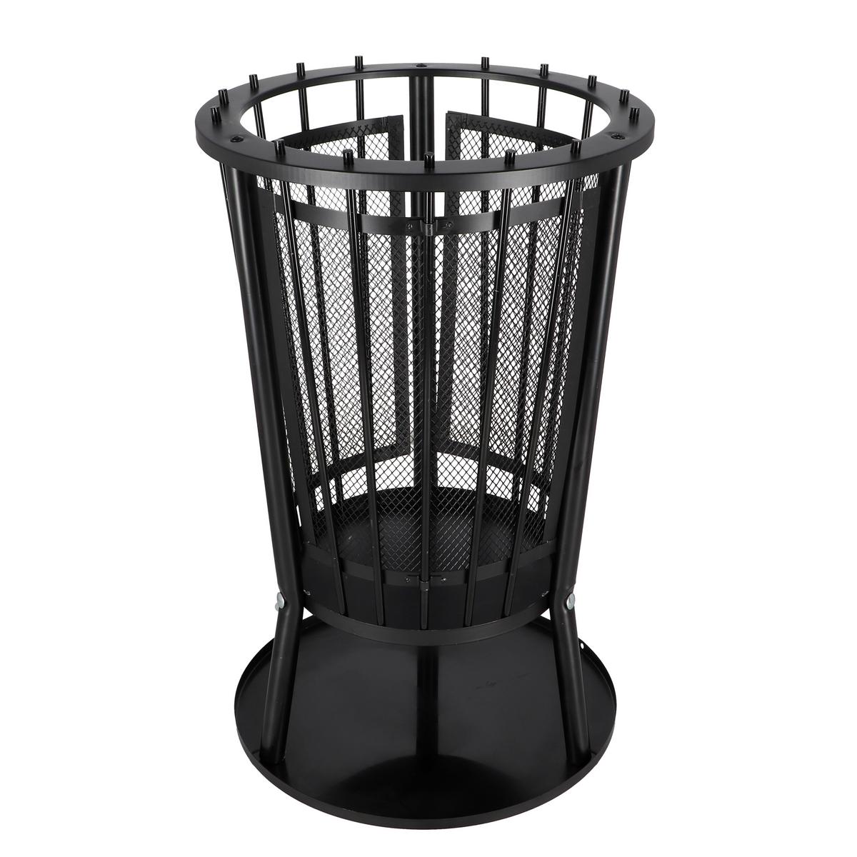 Feuerkorb Ff609 - Schwarz, Basics, Metall (40/40/65cm)
