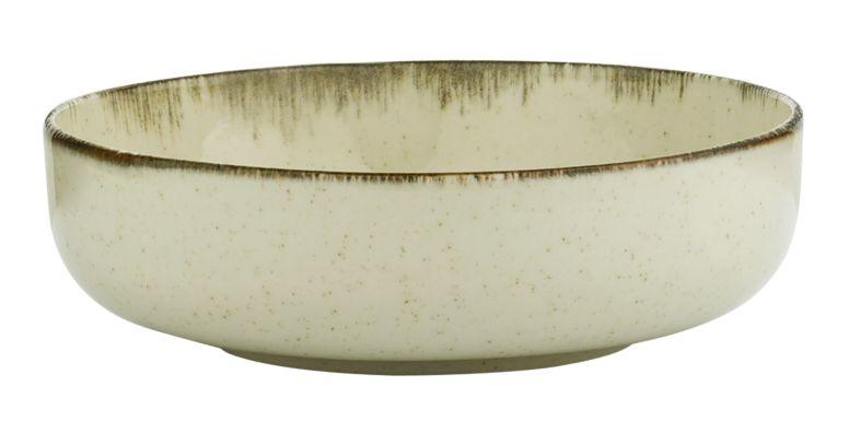 Müslischale Porzellan Beige Sonora DxH: ca. 15x4,7 cm - Beige, MODERN, Keramik (15/4,7cm) - James Wood
