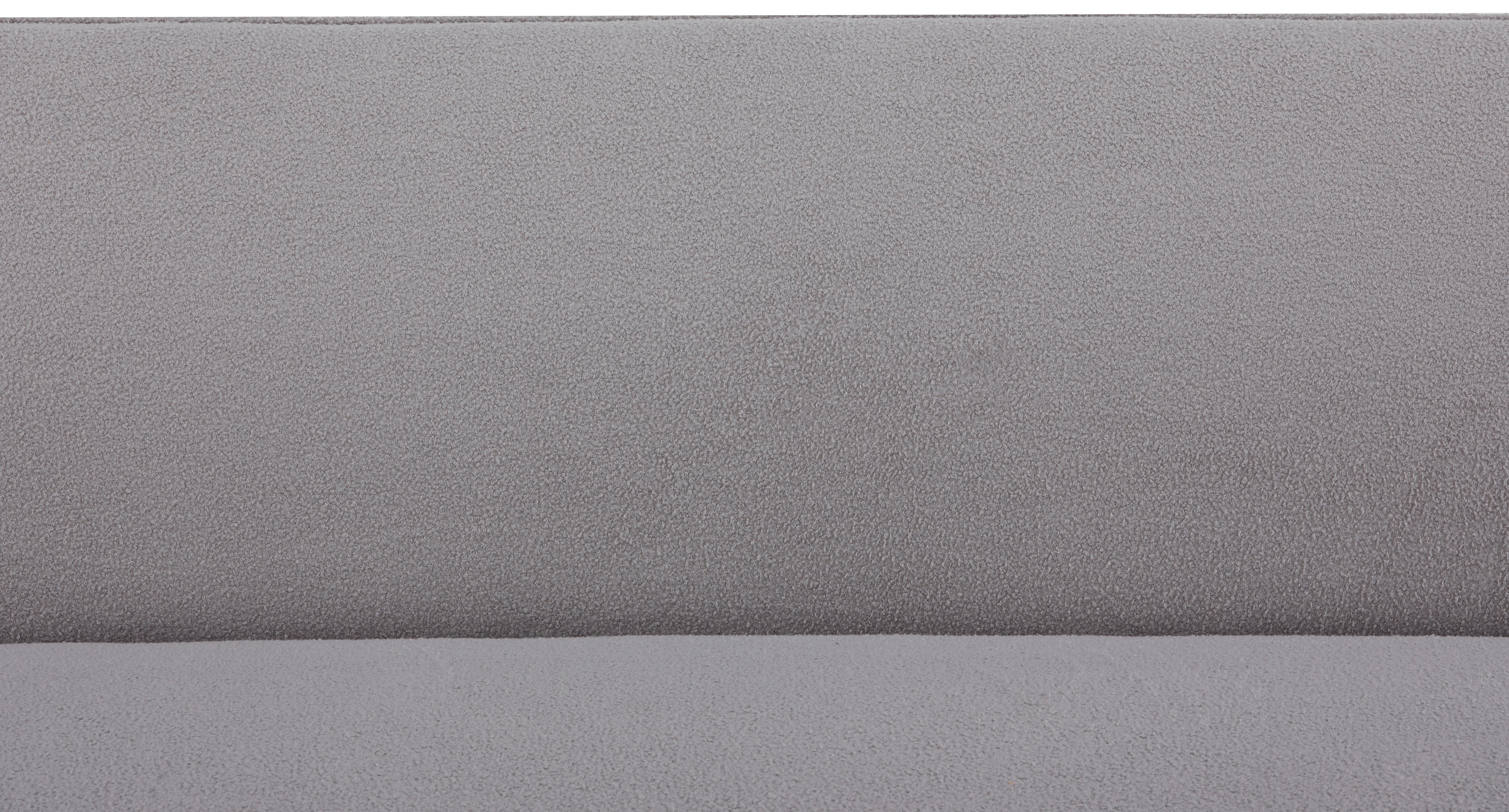 Rozkládací pohovka ZERR, buklé, šedá - šedá/černá, Moderní, dřevo/textil (183/77/87cm) - P & B