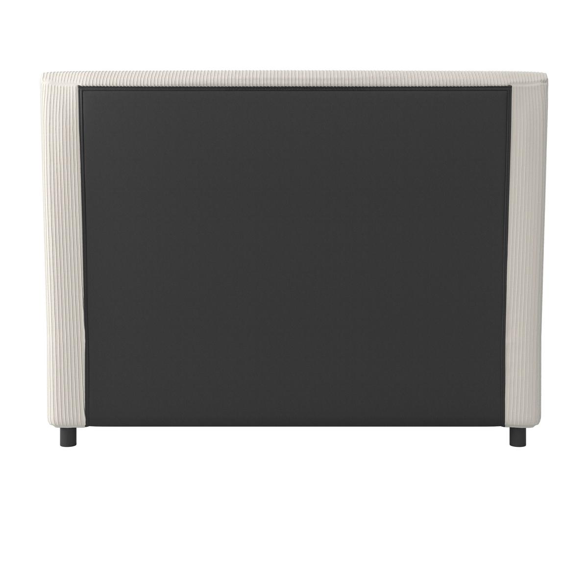 Čalouněná postel MARIE 180x200, béžová - tmavě hnědá/béžová, Moderní, dřevo/textil (180/200cm) - Bessagi Home
