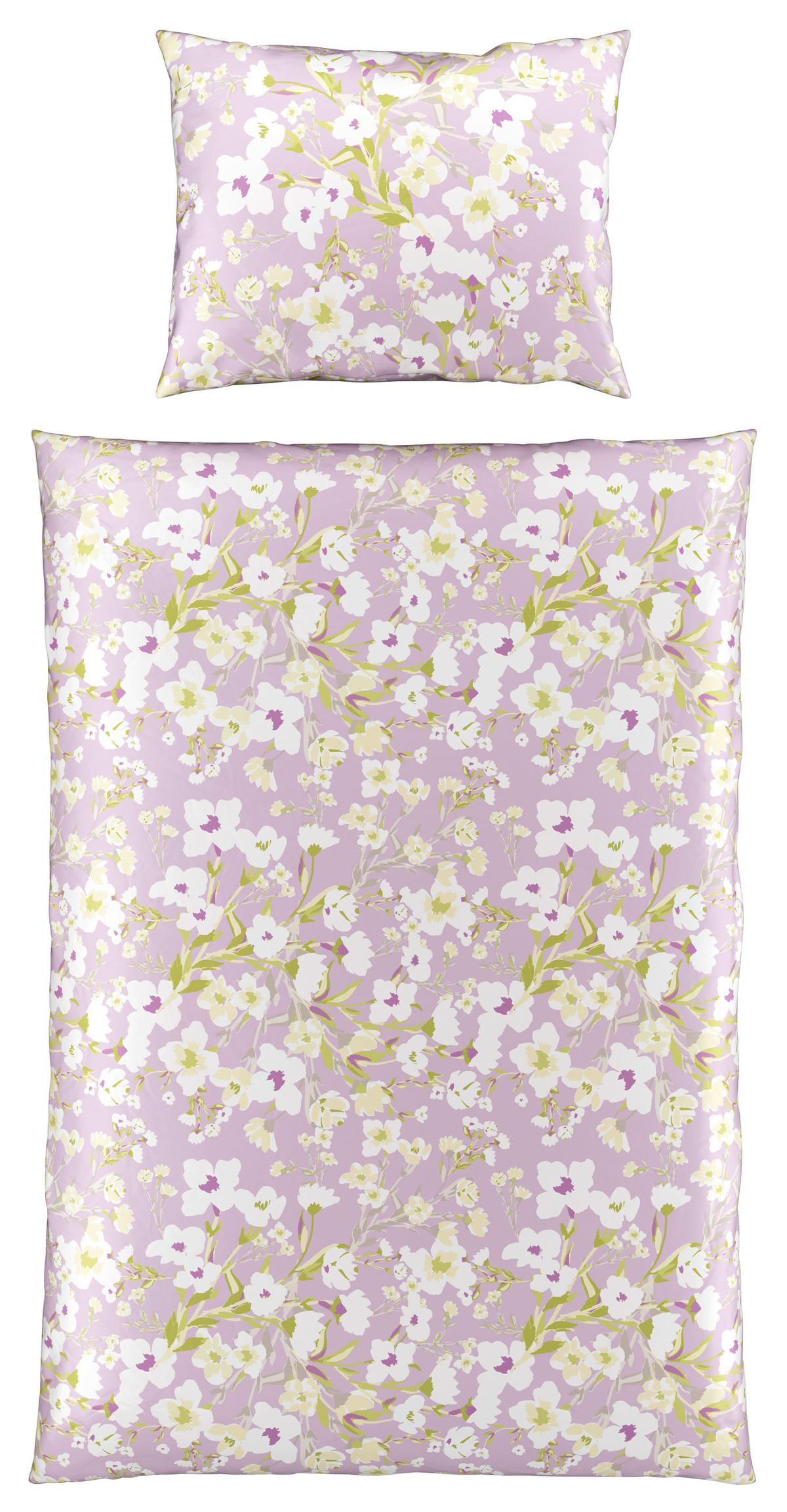 Povlečení Ute, 140/200cm, růžová - růžová, Romantický / Rustikální, textil (140/200cm) - Modern Living