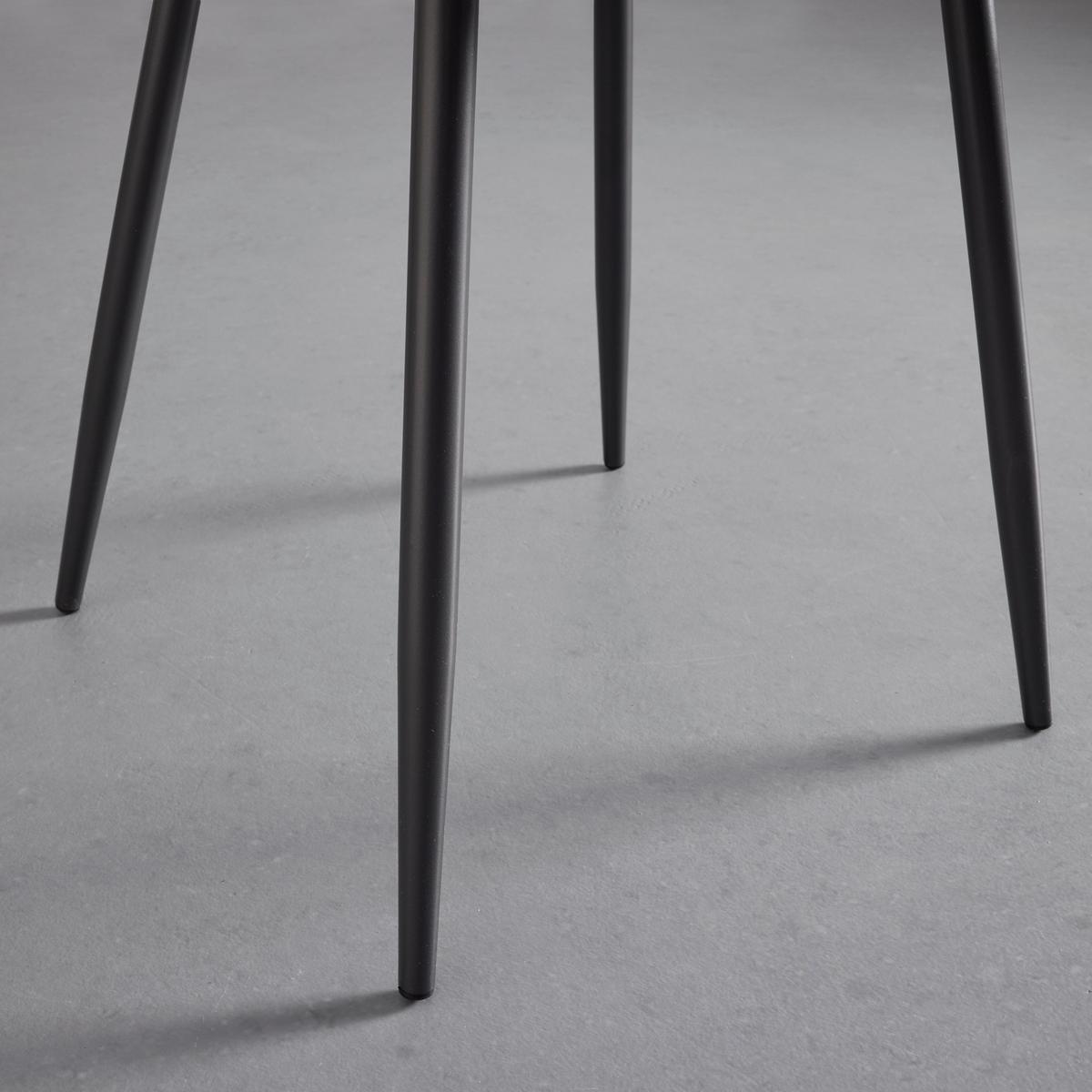 Jedálenská stolička RIA sivá - čierna/tmavosivá, Modern, kov/drevo (43,5/87/54cm) - Bessagi Home