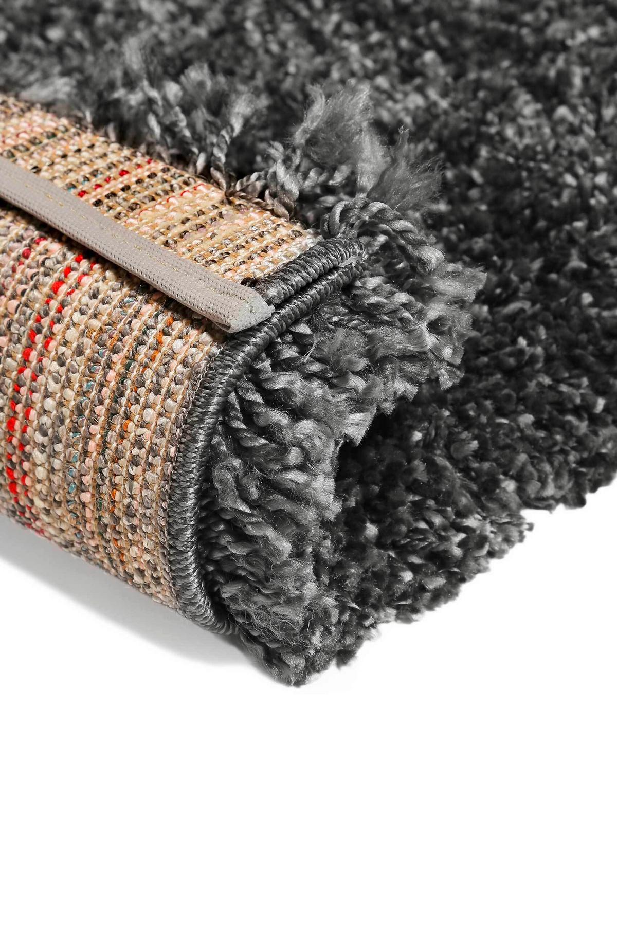 Hochflorteppich Paula - Grau, Design, Textil (133/200cm) - WECON HOME BASIC