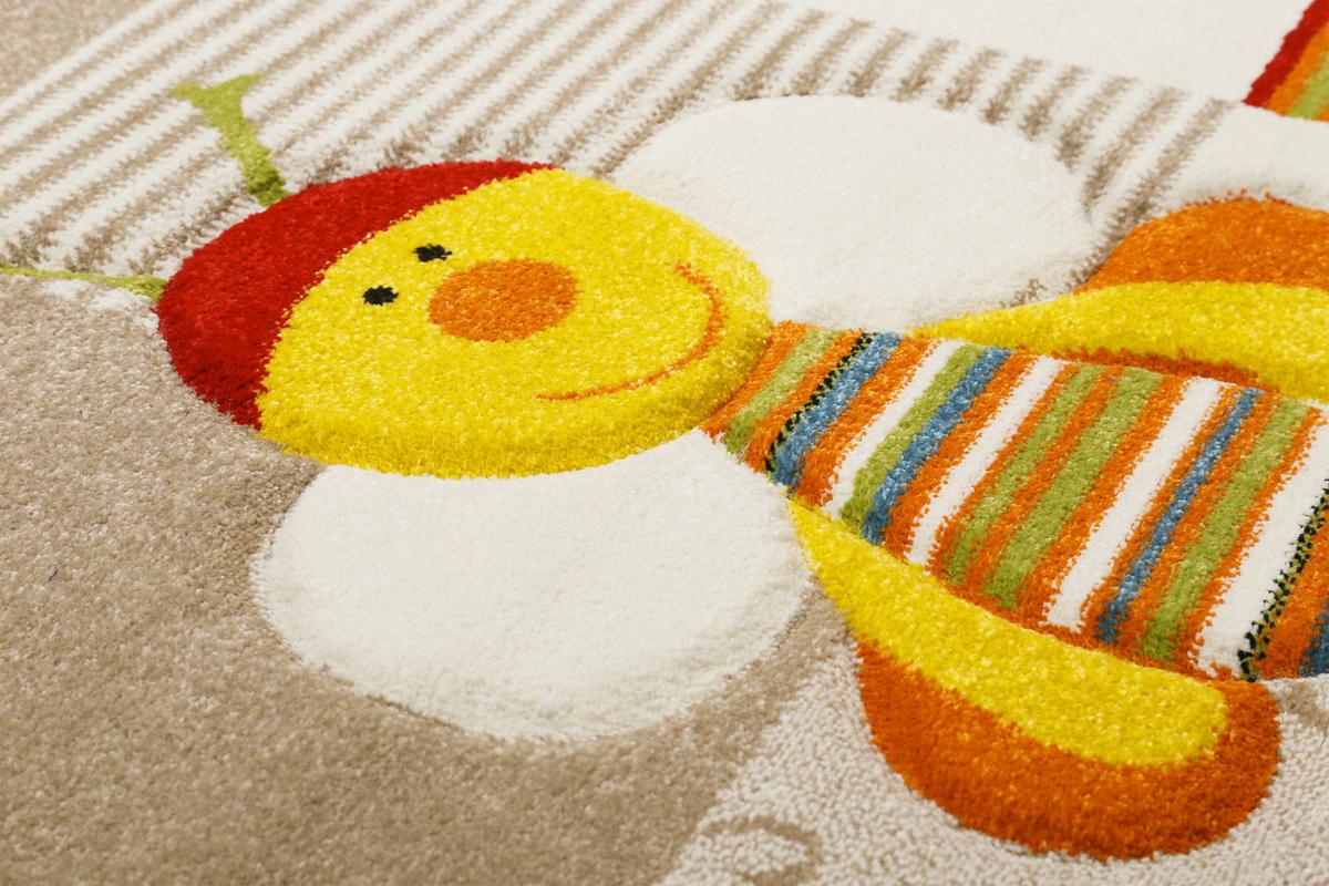 Kinderteppich Bee 2.0 - Beige, Trend, Textil (80/150cm) - Esprit