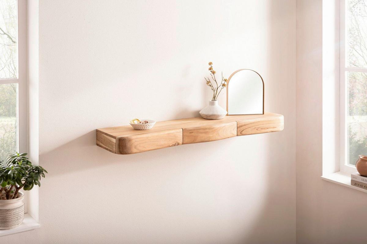 WANDBOARD Akaziefarben B: 100cm - Akaziefarben, Design, Holz (100/8/20cm) - Livetastic