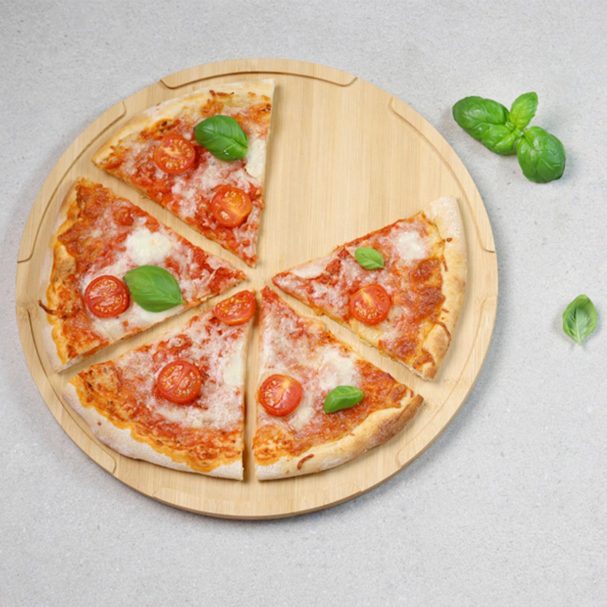 PIZZATELLER Bambus, 36x36x2 cm - Naturfarben, Basics, Naturmaterialien (36/36/2cm) - Kesper
