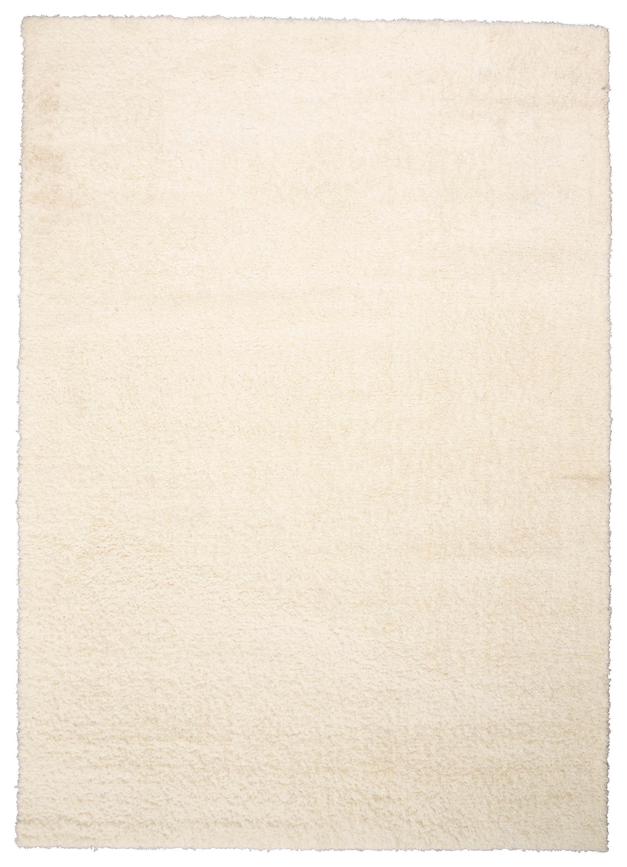 Hochflorteppich Nobel Micro 80x150 - Creme, MODERN, Textil (80/150cm)