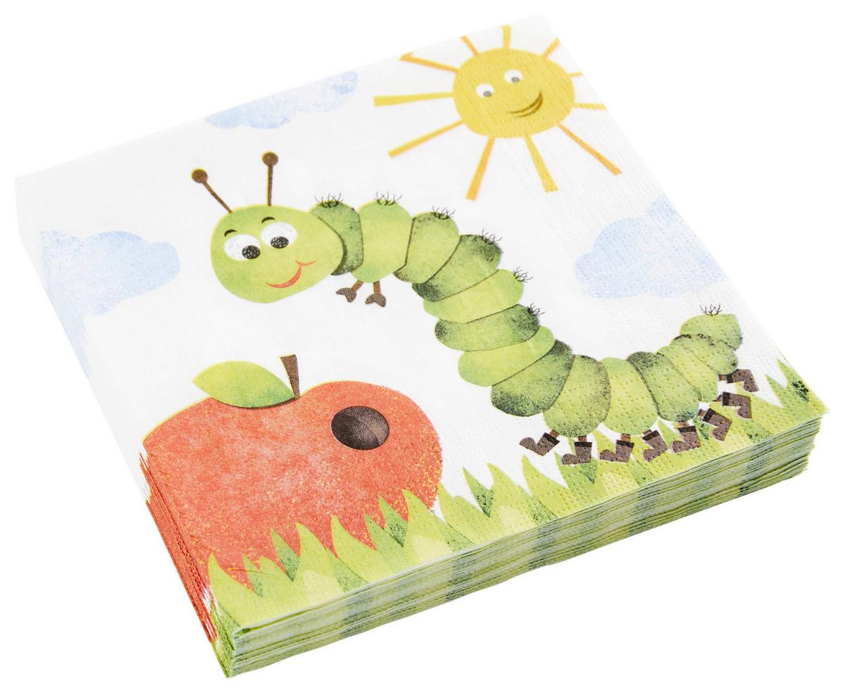 SERVÍTKA KAI - viacfarebná, papier (33cm)