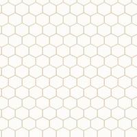 Vliestapete 5673543 - Goldfarben/Weiß, Basics, Papier/Kunststoff (52/1000cm)