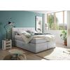 Boxspringbett Mit Topper & Bettkasten 180x200 Tacoma 3 - Silberfarben, KONVENTIONELL, Kunststoff/Textil (180/200cm) - MID.YOU