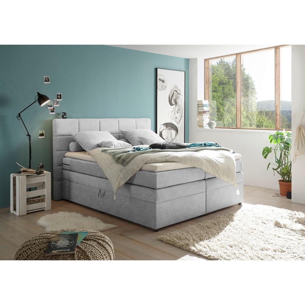 Boxspringbett mit Topper & Bettkasten 180x200 Tacoma 3