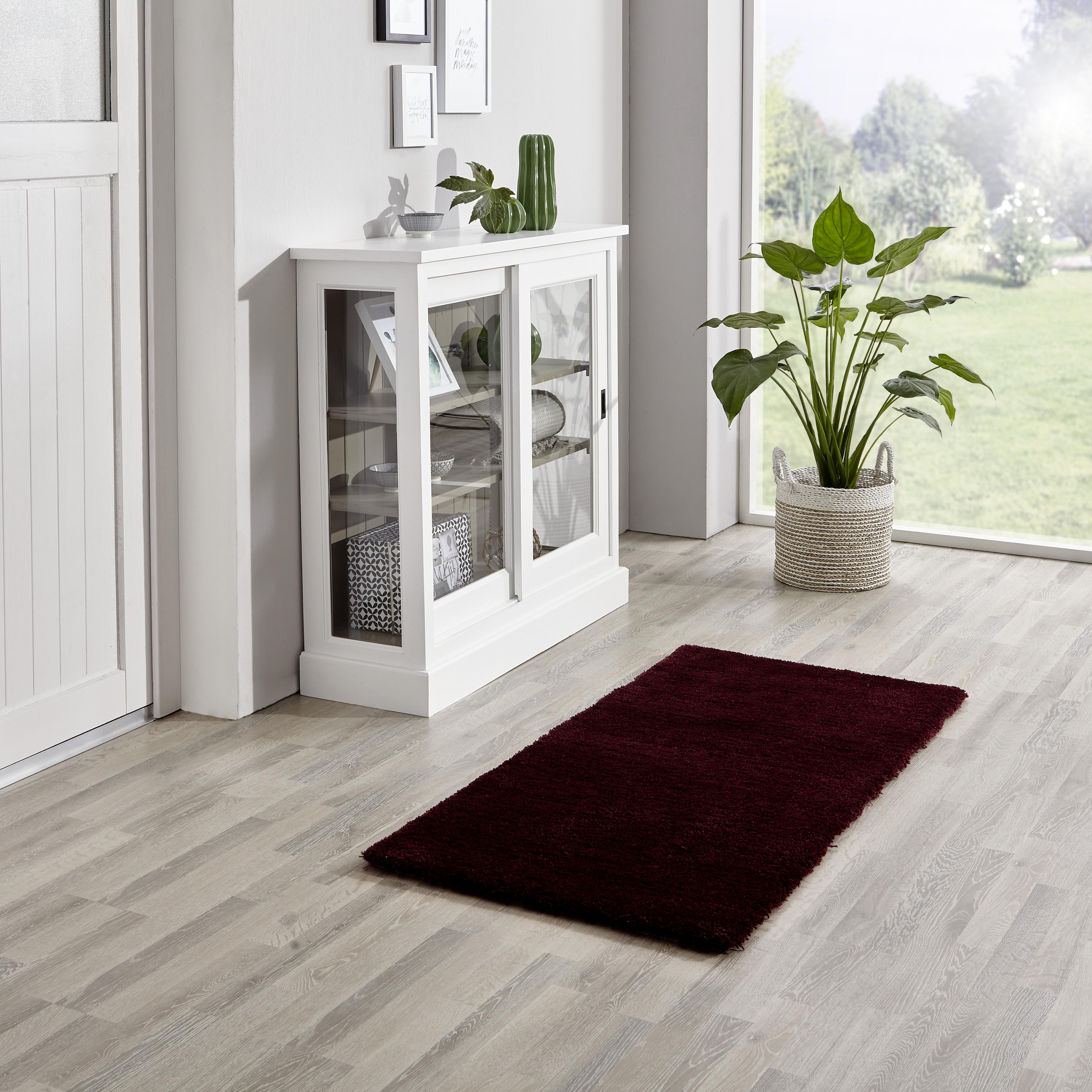 Hochflorteppich Relaxx - Rot, Basics, Textil (70/140cm) - Esprit