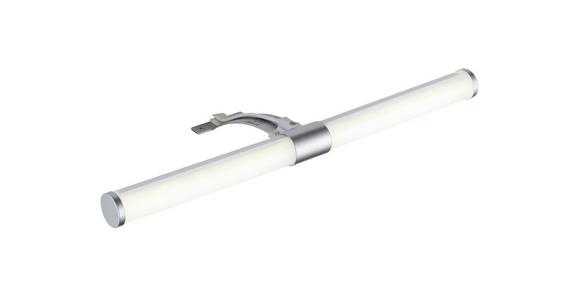 LED-Wandleuchte Sinan 1-Flammig - Silberfarben, MODERN, Kunststoff/Metall (40/16,8/9,6cm) - Luca Bessoni