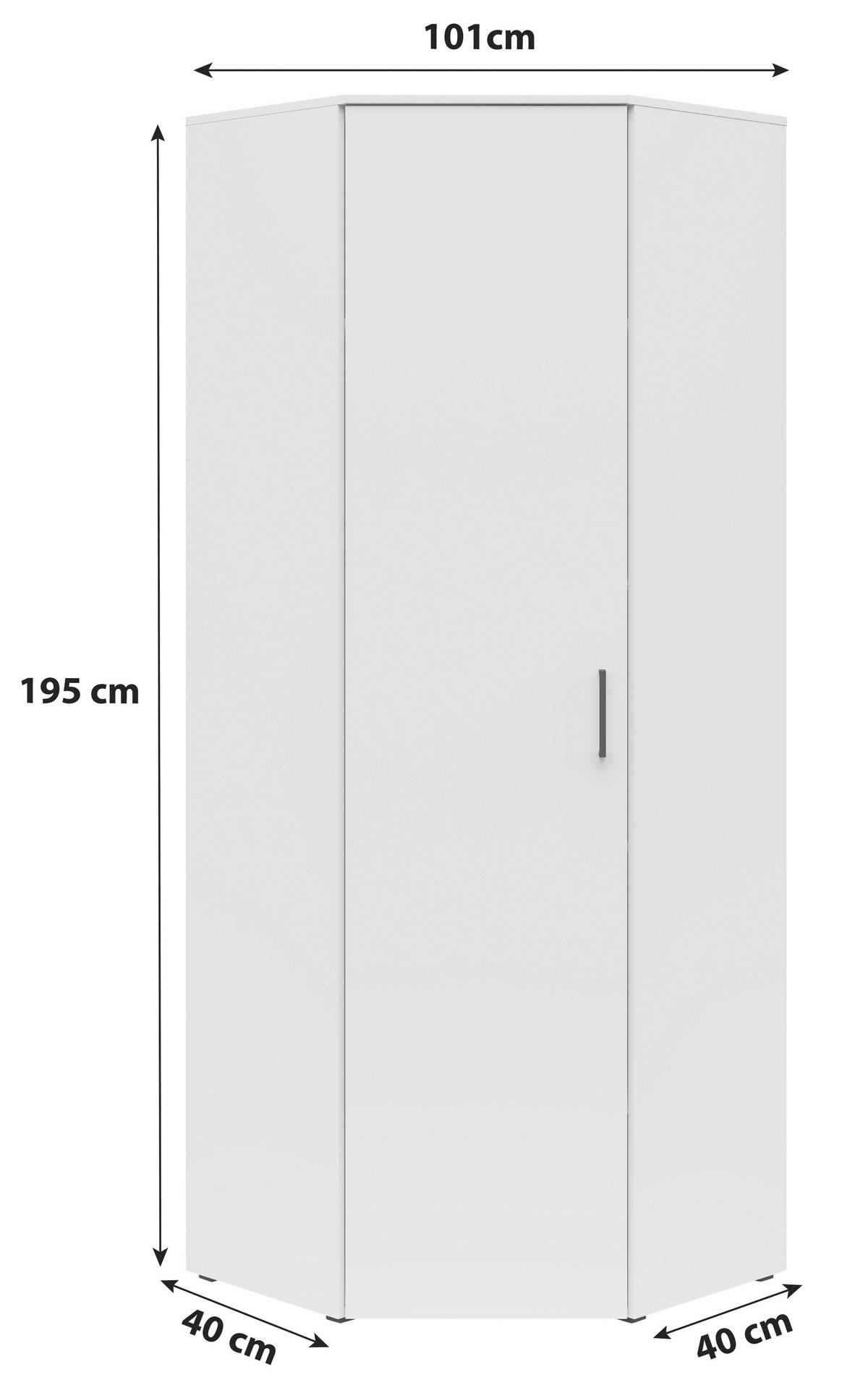 Eckschrank 71,5 cm Multi Cabinet Graphitfarben - Graphitfarben, MODERN, Holzwerkstoff (71,5/71,5cm)