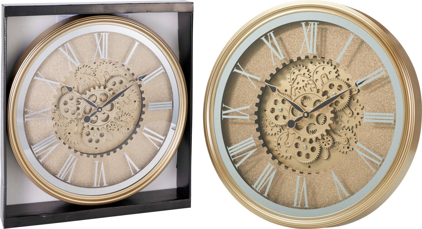 WANDUHR ISABELLA - Goldfarben, Basics, Textil (30.5/30.5/50cm)