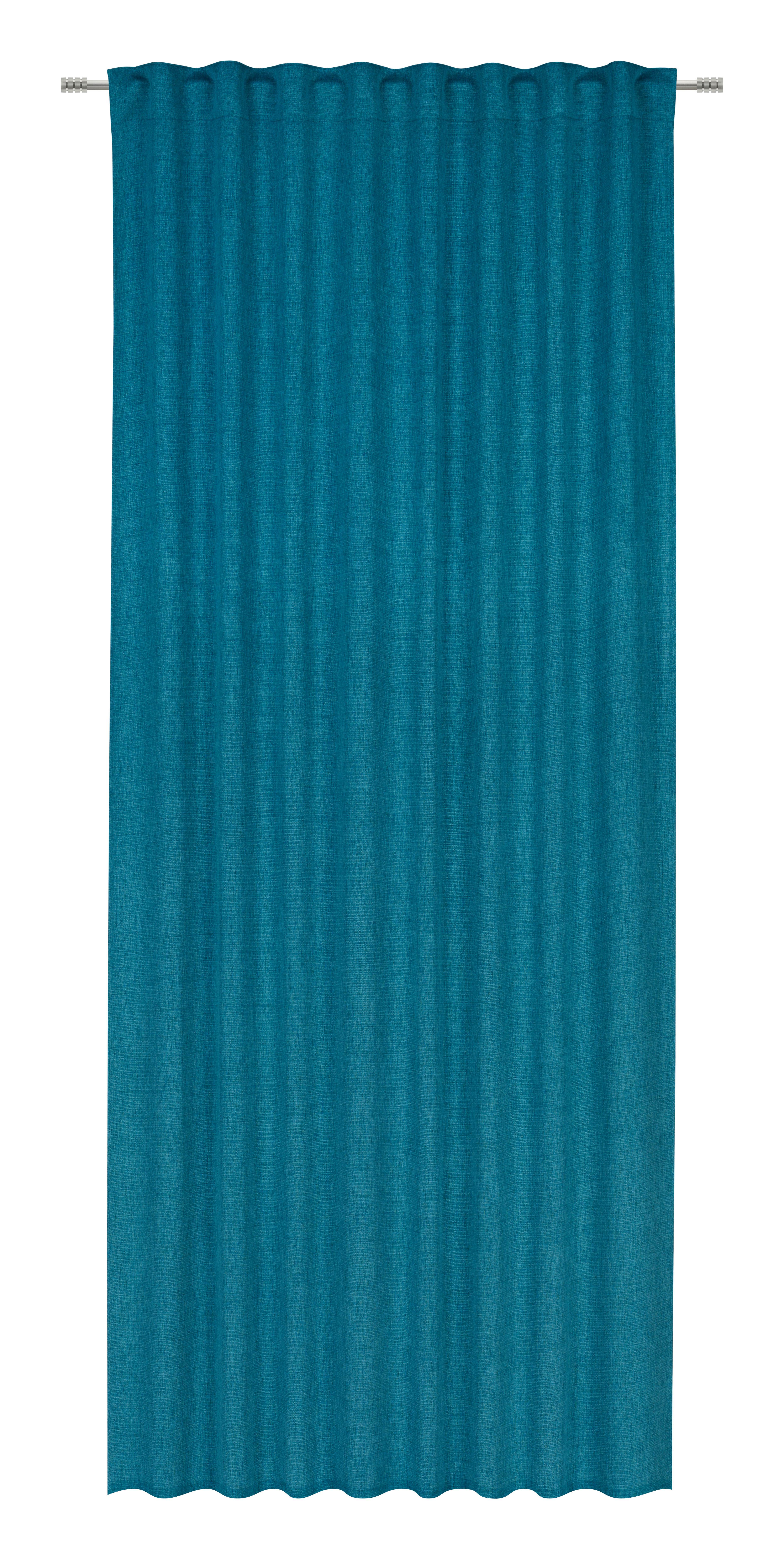 Verdunkelungsvorhang Anna - Petrol, ROMANTIK / LANDHAUS, Textil (135/245cm) - James Wood