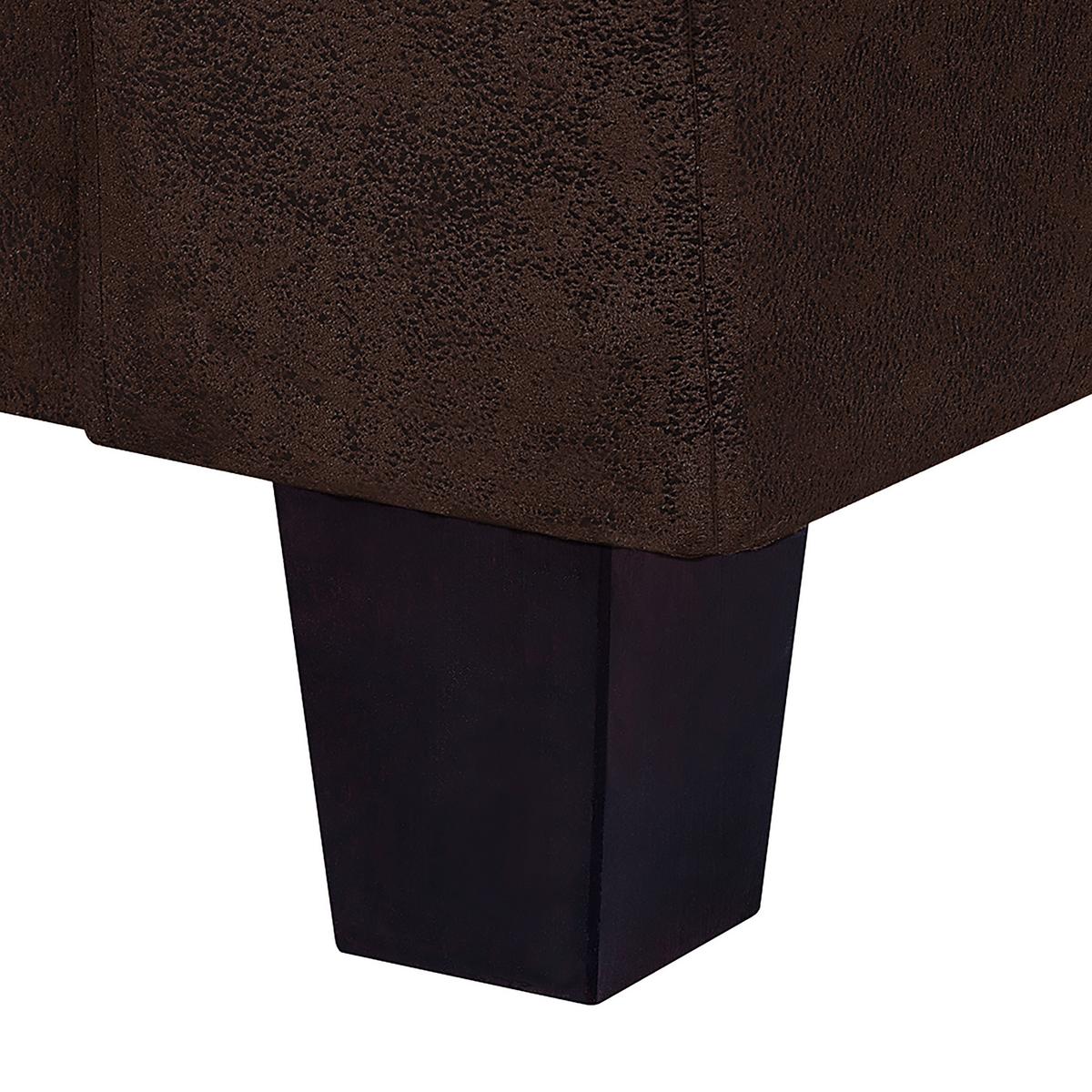 3-sitzer-sofa Antis Dunkelbraun B: 190 Cm - Dunkelbraun, Design, Textil (190/80/89cm) - Livetastic