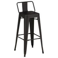 Barhocker-set Tempe - Schwarz, Design, Metall (43/94/43cm) - Livetastic