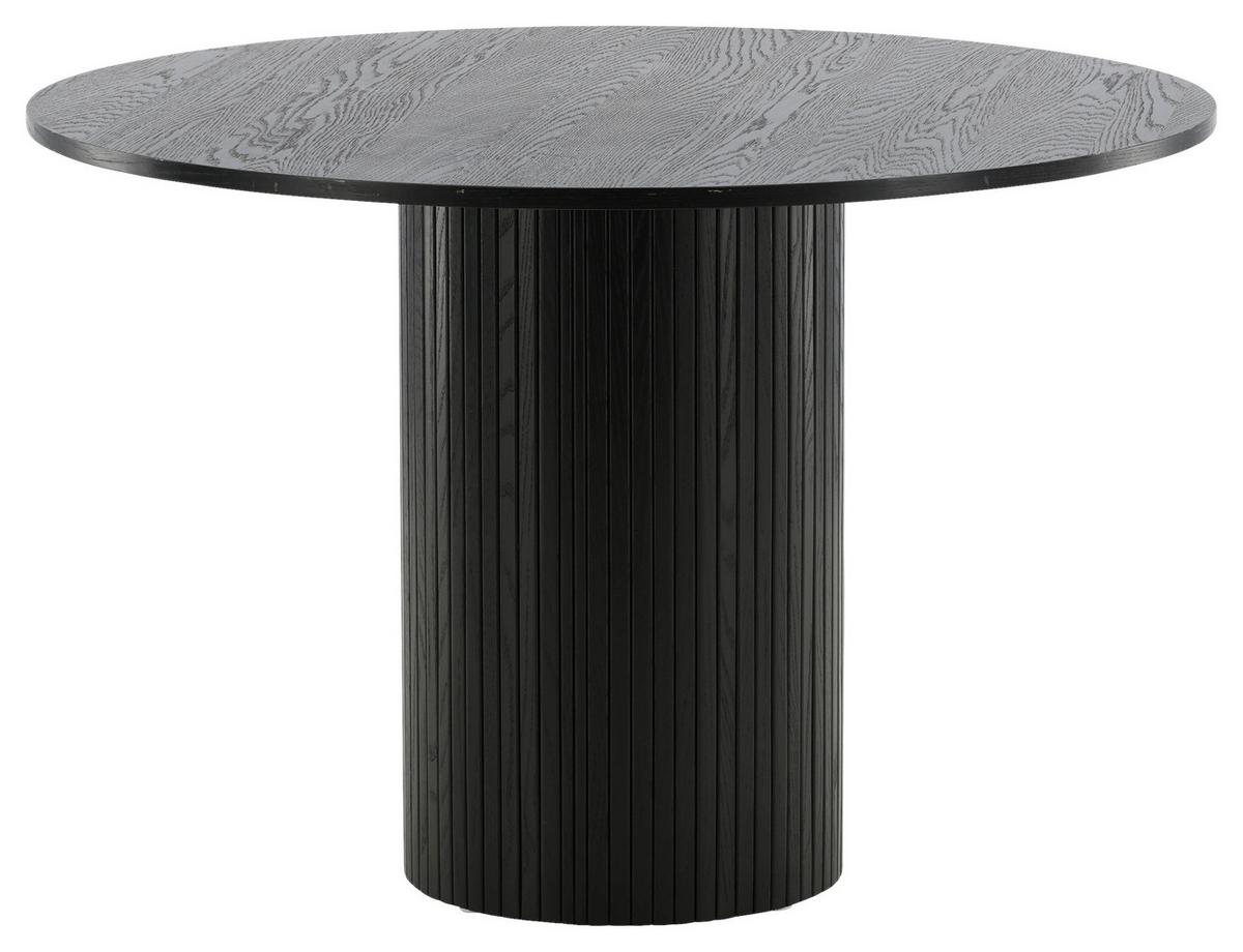 Esstisch Bianca - Schwarz, Design, Holzwerkstoff (110/110/75cm) - Livetastic