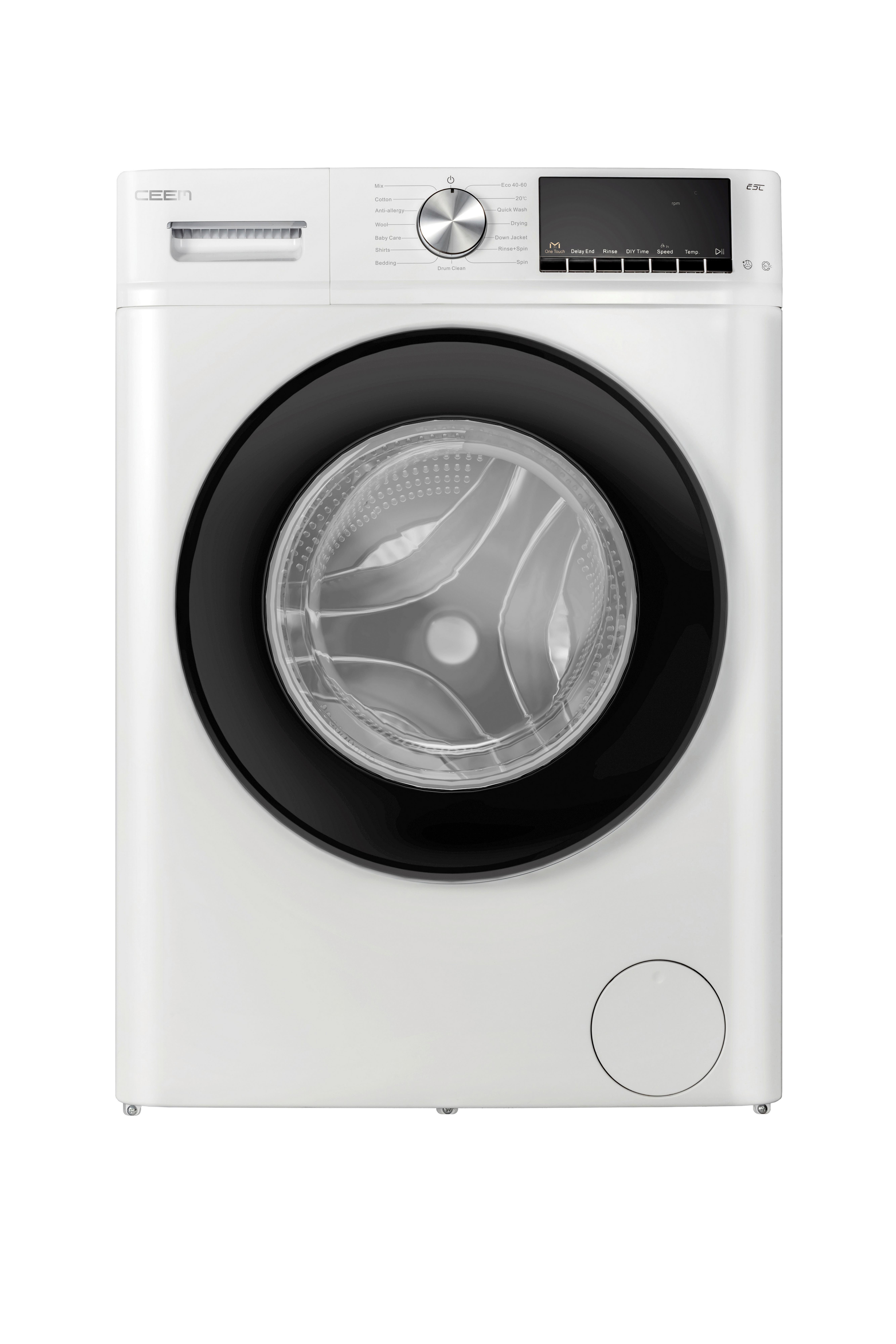 Waschmaschine Wm 170 - Weiß, Basics, Glas/Kunststoff (59,5/84,7/52cm) - CEEM