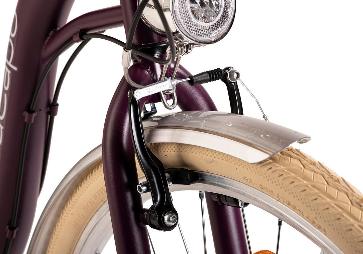 Citybike Dacapo Damenrad 28 Zoll, Lila - Lila, Basics, Metall (25/140/60cm)