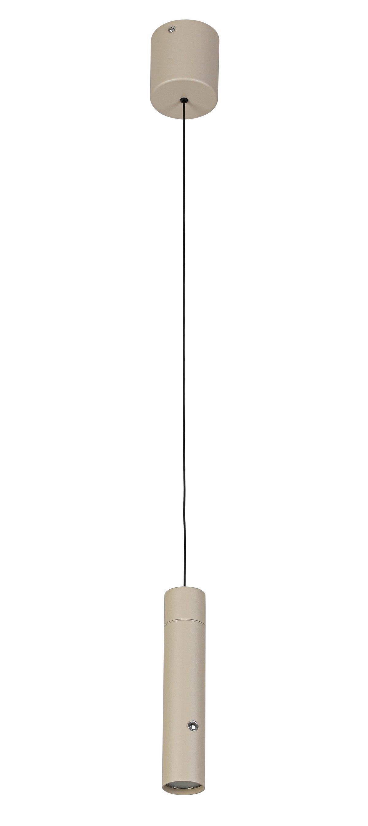ZÁVĚSNÉ SVÍTIDLO SUSO - pískové barvy, Moderní, kov/plast (3,8/3,8/150cm) - Mömax