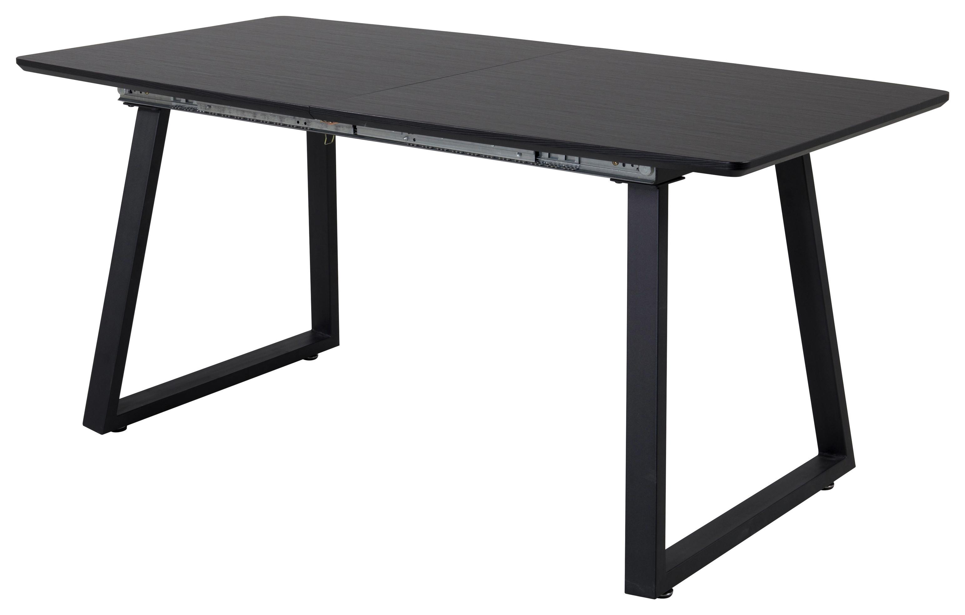 Esstisch Inca - Schwarz, Design, Holz/Holzwerkstoff (160-200/85/75cm) - Livetastic