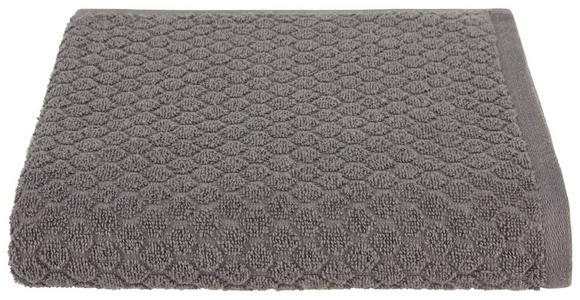 Handtuch Elena Baumwolle 450 G/M2 Anthrazit 50x100 cm - Anthrazit, MODERN, Textil (50/100cm) - Luca Bessoni