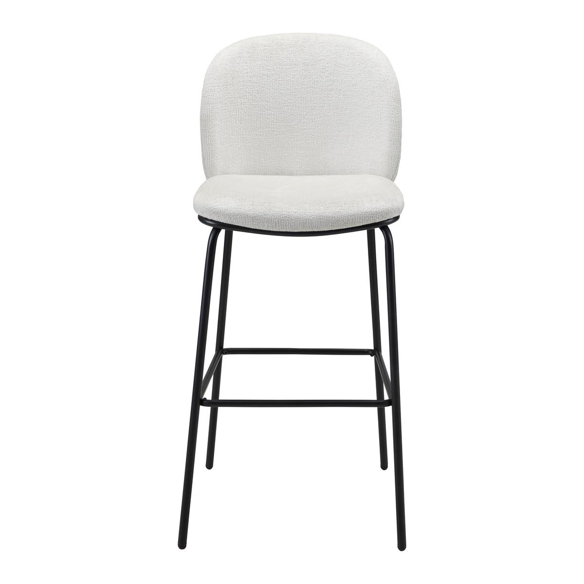 BAROVÁ ŽIDLE MALEA - černá/béžová, Moderní, kov/dřevo (46/103/53cm) - Bessagi Home