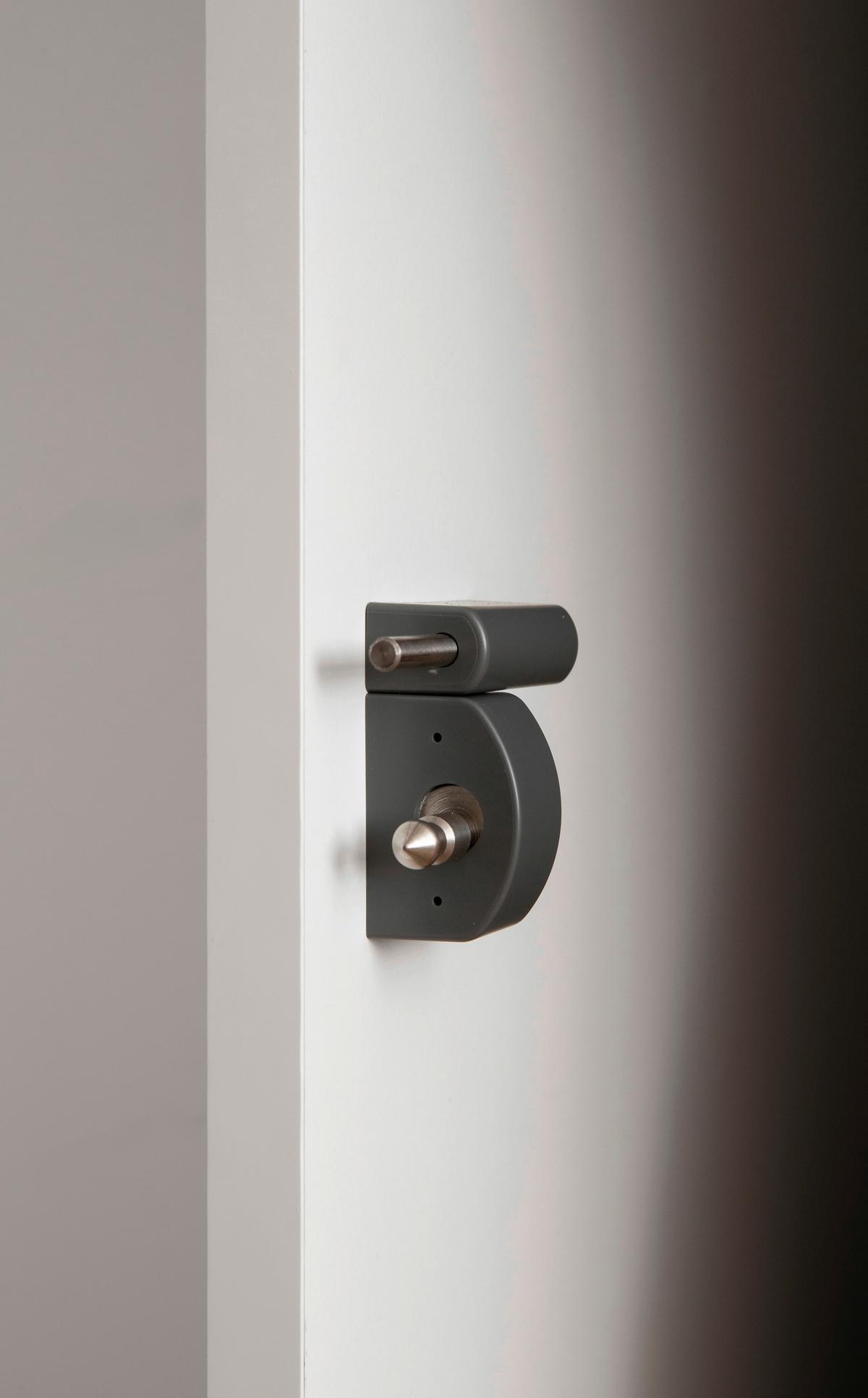 Spind Locked, Anthrazit B: 90,8 cm - Anthrazit/Weiß, Design, Holzwerkstoff (90,8/185,2/40,65cm) - MID.YOU