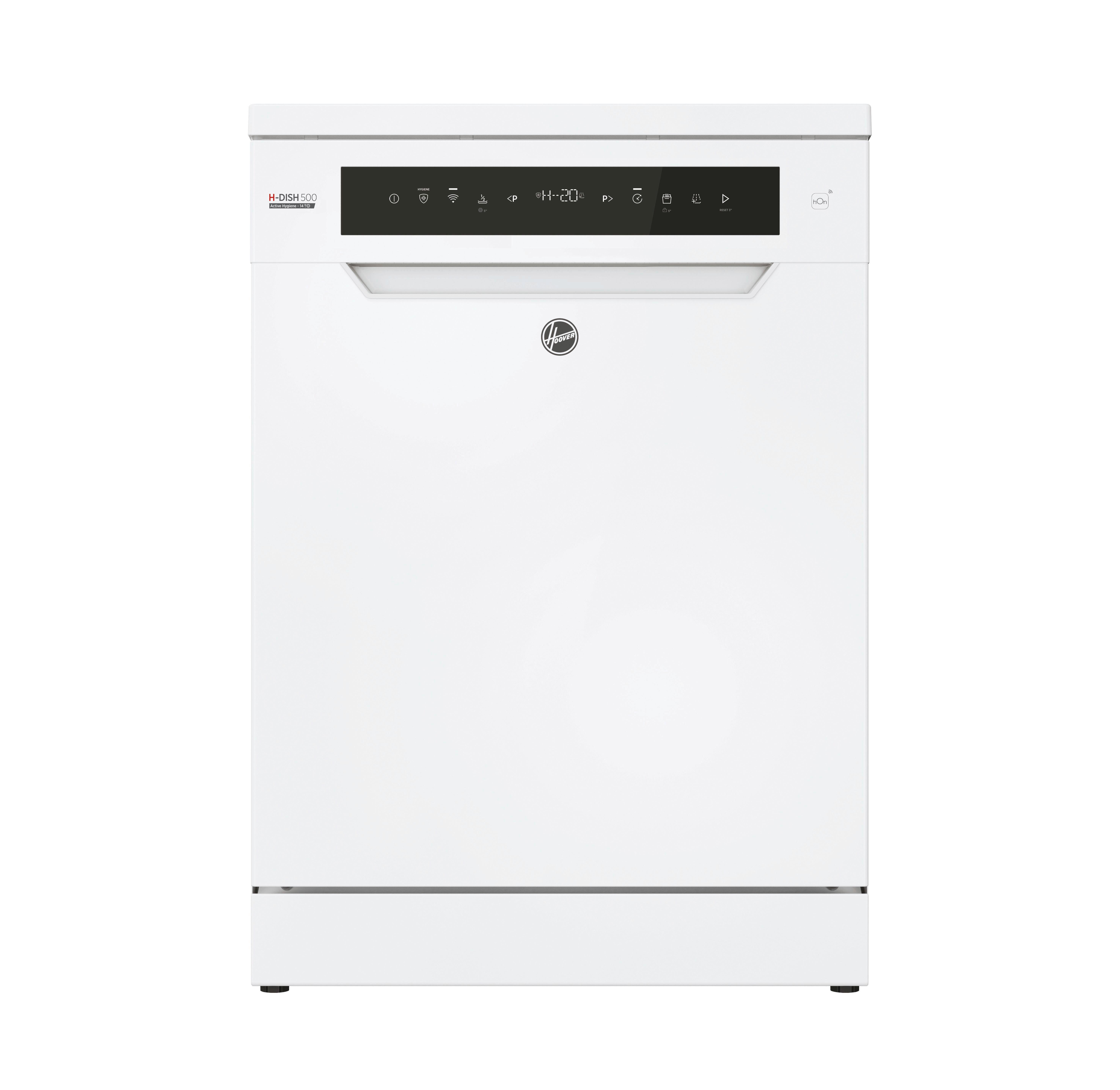 Geschirrspüler Hf 4c6fopw B: 60 cm Freistehend Weiß - Weiß, Basics (60/85/60cm) - Hoover