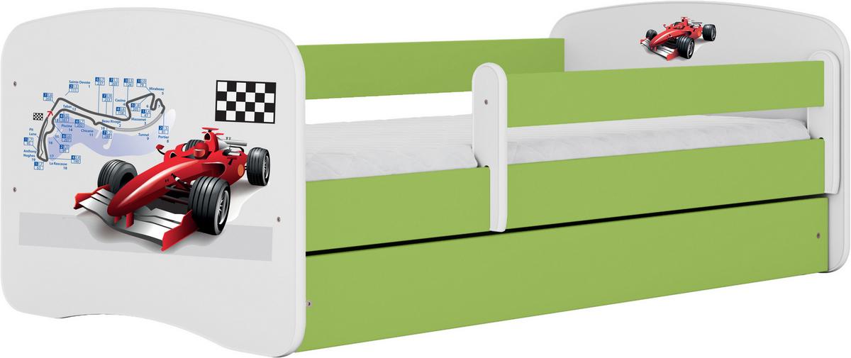 Kinder-/Juniorbett Babydreams inkl. Matratze 80x160 - Birkefarben/Weiß, MODERN, Holz/Holzwerkstoff (80/160cm) - MID.YOU