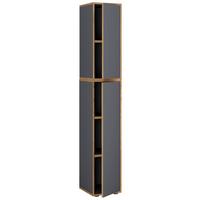 Aktenschrank Salia Anthrazit, Honigeiche B: 30 Cm - Honigeiche/Anthrazit, Design, Holzwerkstoff (30/183/33cm) - MID.YOU