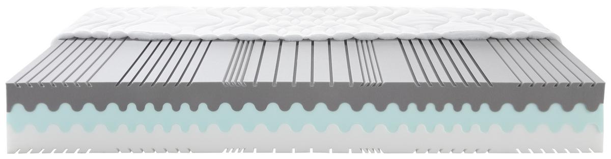 Matrac z PUR peny WAVE 90x200 cm,H3/H4,V:27cm - biela, textil (90/200cm) - Bessagi Home