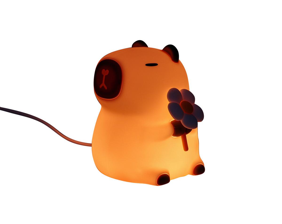 NOČNÍ SVĚTLO CAPYBARA - krémová, Moderní, plast (11/9,2/9cm) - Mömax