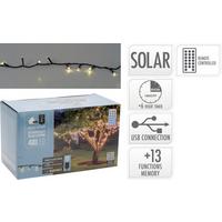 Napelemes Fényfüzér Napelemes Fényfüzér - fekete, Basics, műanyag (300cm)