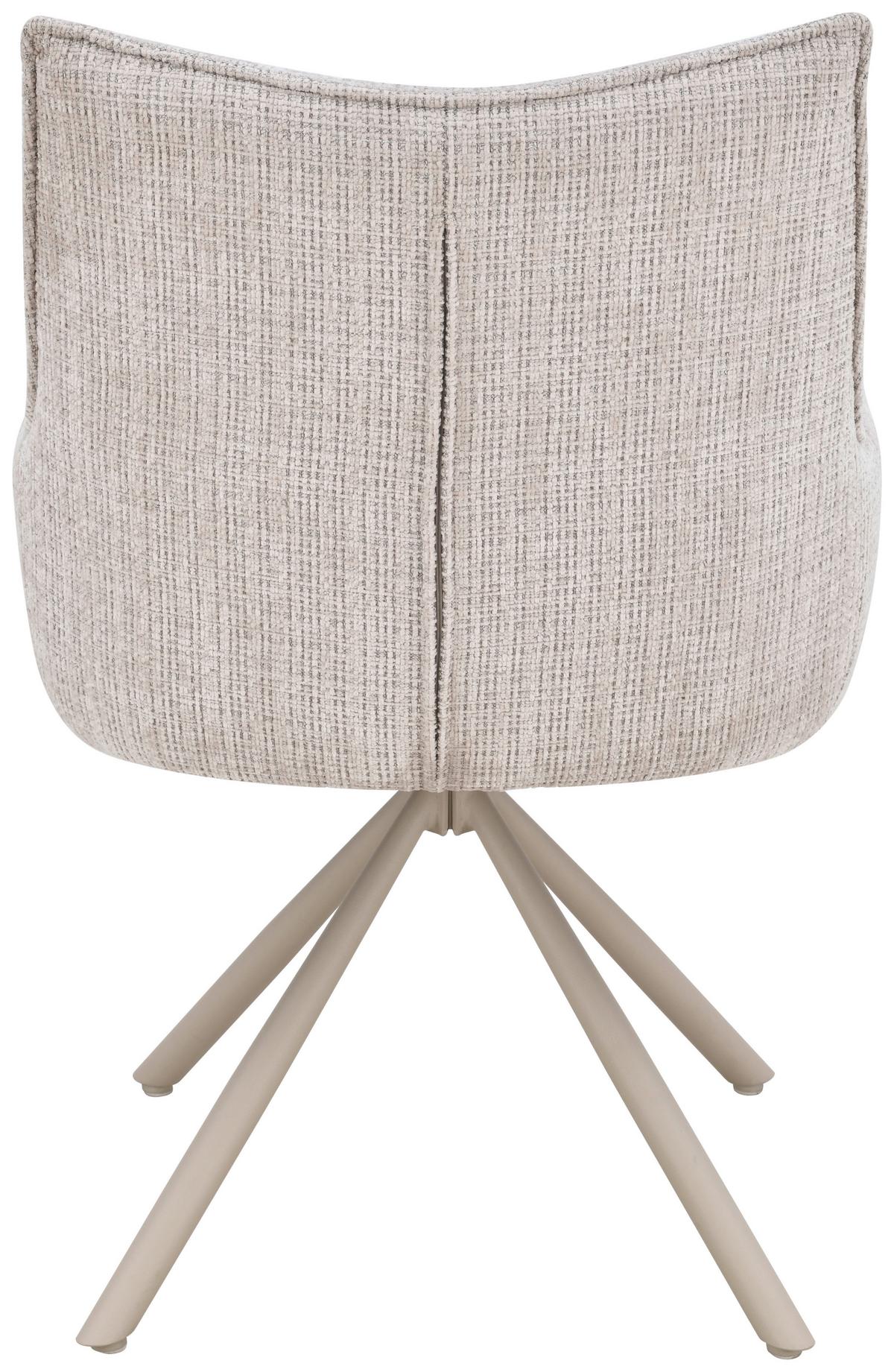 Armlehnstuhl Aria Beige B: 57 cm - Beige, MODERN, Holz/Textil (57/90/67cm) - Livetastic