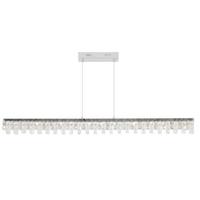 Led-hängeleuchte Diamonds 7049742 Diamonds - Chromfarben, Design, Glas/Metall (80/8/120cm) - Näve