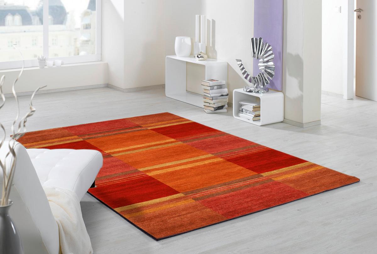 Orientalischer Webteppich Kastanienfarben 90x160 cm - Kastanienfarben, Basics, Textil (90/160cm) - Cazaris