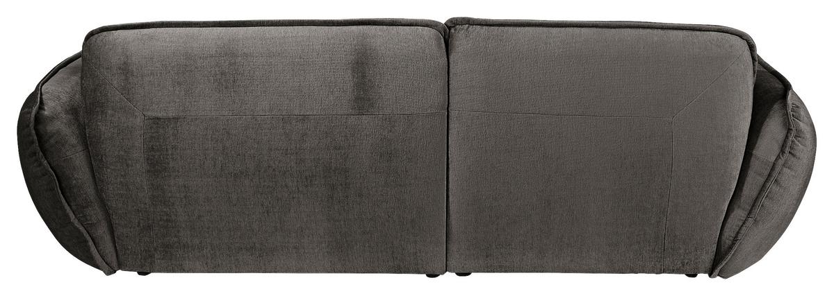 Ecksofa Fluffy Anthrazit S: 269x184 Cm - Anthrazit/Schwarz, MODERN, Textil (269/184cm) - Trendmanufaktur