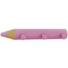 Hakenleiste Stifto B: 37 Cm Buntstiftform Pink 3 Haken - Pink, Design, Holzwerkstoff (37/5/6cm) - MID.YOU