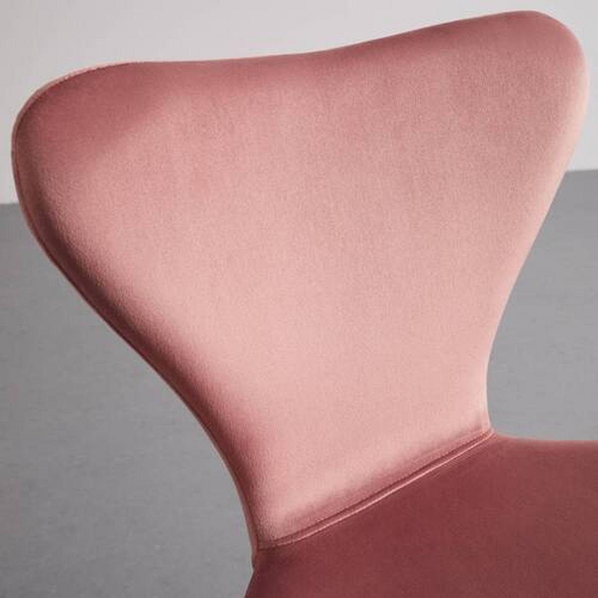 Jídelní židle ALICIA růžová - růžová/černá, Moderní, kov/dřevo (53/82,5/53cm) - Bessagi Home
