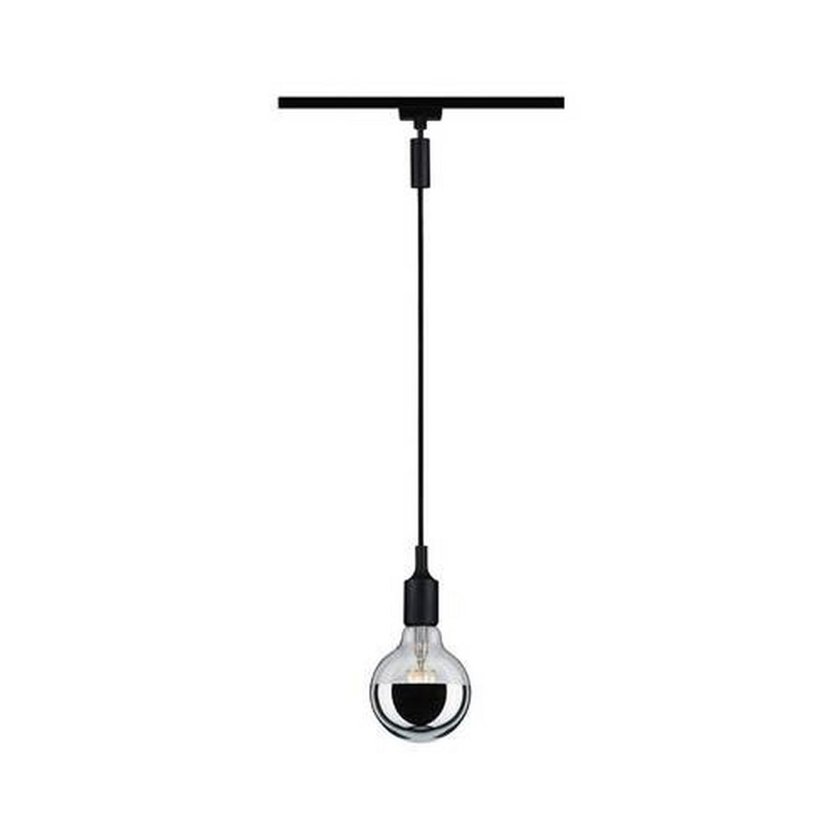 Schienensystem Urail Adapter 96914 Schwarz - Schwarz, Design, Kunststoff/Metall (2,3/12cm) - Paulmann