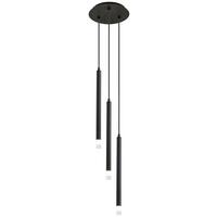 ZÁVESNÉ SVIETIDLO SIMPL - číra/čierna, Modern, kov/plast (24/120cm) - Mömax