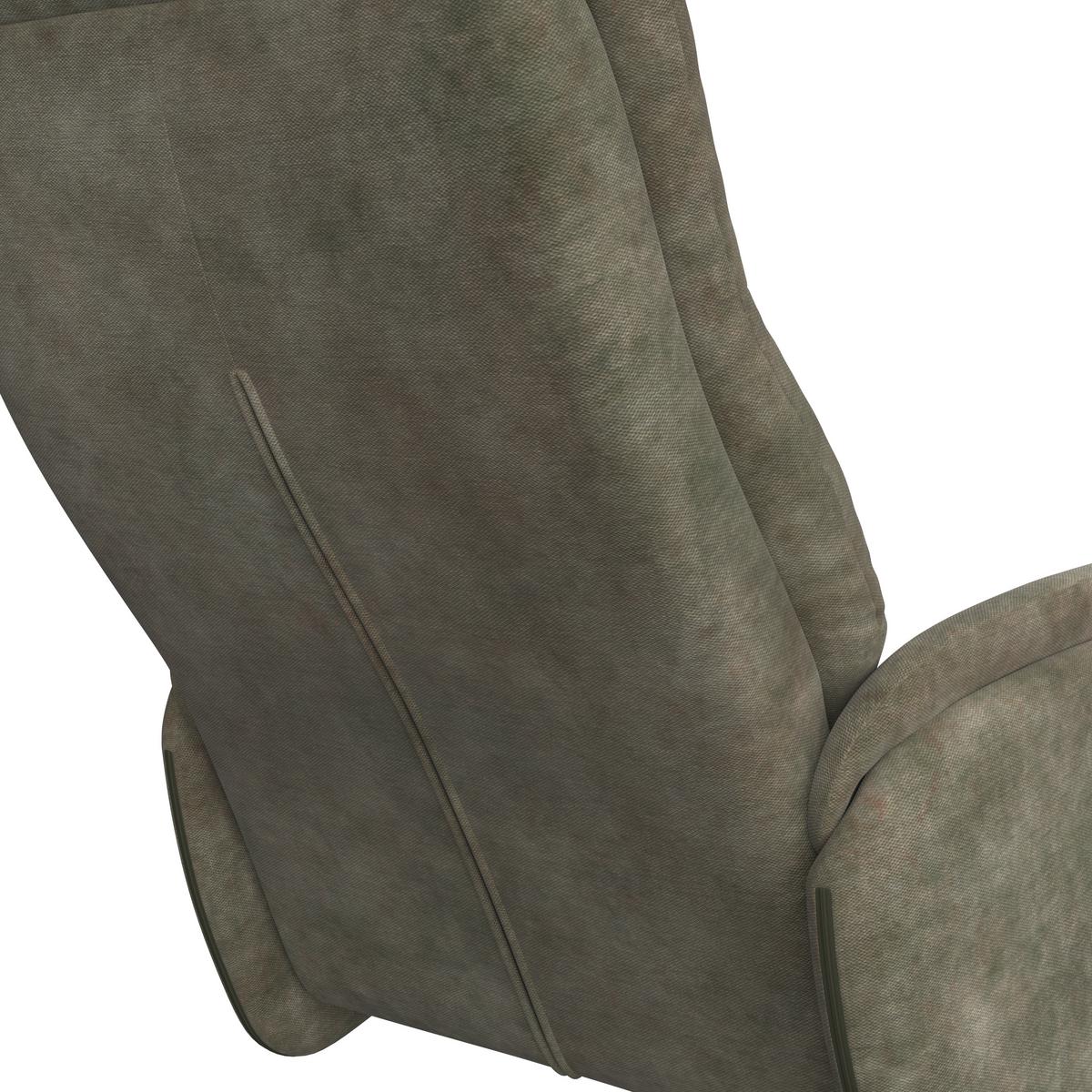 Relaxsessel Star grün, 360° drehbar - Schwarz/Grün, MODERN, Textil/Metall (72/107/86cm) - James Wood