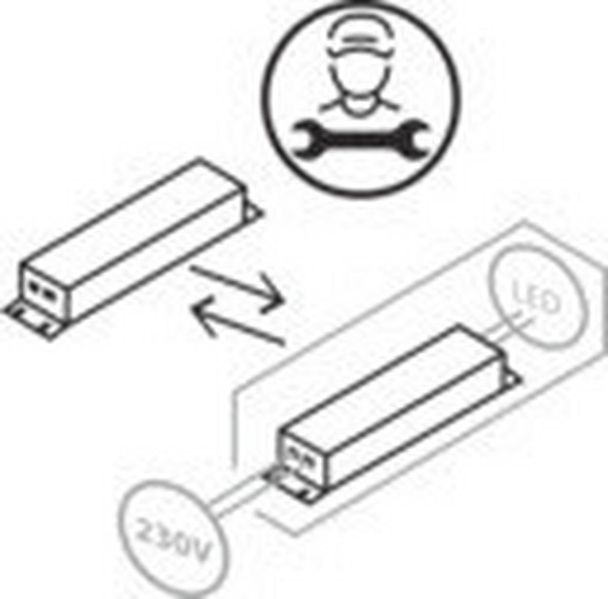 Led-deckenleuchte Hutson L: 80 Cm Mit Farbtemperaturwechsler - Schwarz/Weiß, Design, Kunststoff/Metall (80/50/7cm) - Brilliant