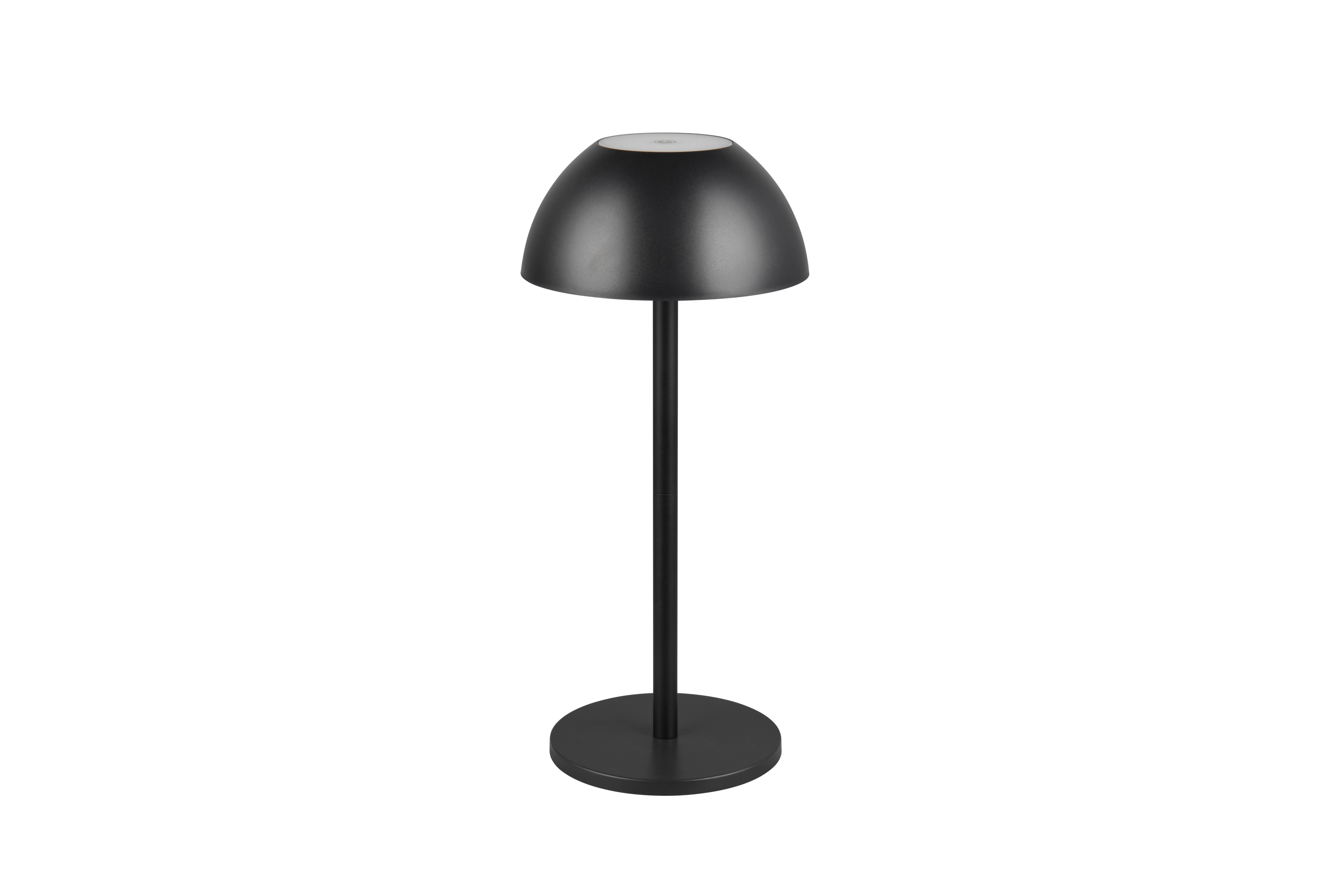 Akku-Tischleuchte R54106132 Ricardo - Schwarz, Trend, Kunststoff (13,5/30cm)