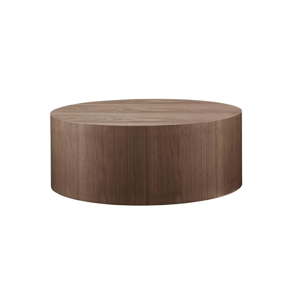 Couchtisch Walnussfarben D: 80 Cm - Walnussfarben, Design, Holzwerkstoff (80/80/30cm) - Livetastic