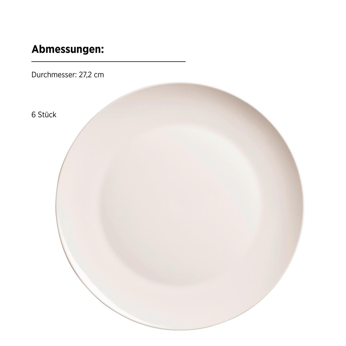 Tafelservice Belmira Weiß 12-teilig - Weiß, Basics, Keramik - Mäser