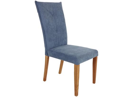 Stuhl Julia Hellblau - Eichefarben/Hellblau, MODERN, Holz/Textil (46/101/60cm) Stuhl Julia Hellblau - Eichefarben/Hellblau, MODERN, Holz/Textil (46/101/60cm)